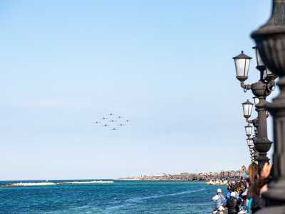 4) l�attesissima esibizione della Pattuglia acrobatica nazionale delle �Frecce Tricolori� foto 11